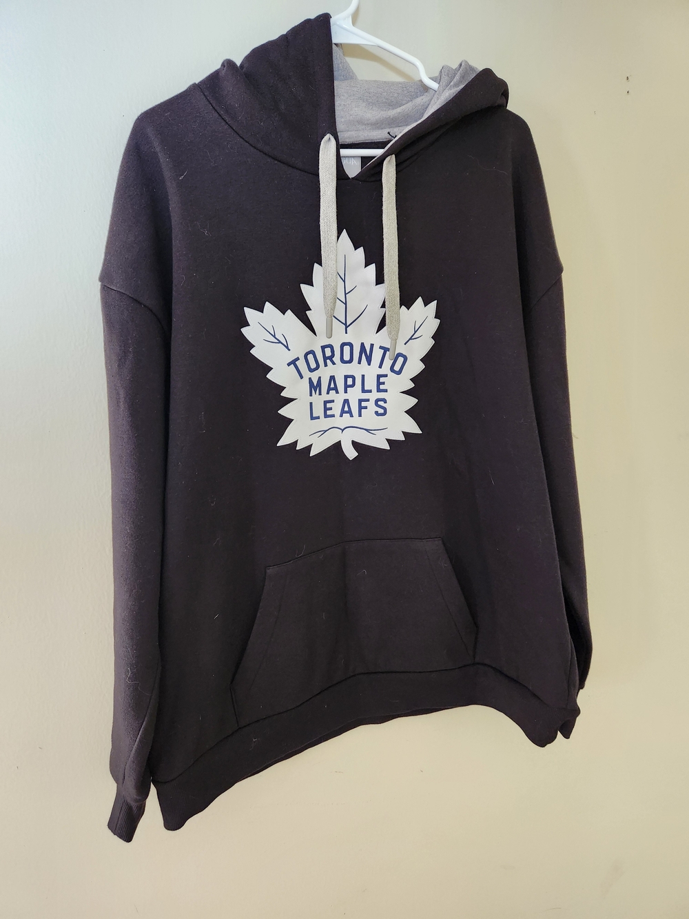 Toronto Maple Leafs Black Hooded Sweatshirt - NHL Team Pullover Antigua XXL 2XL